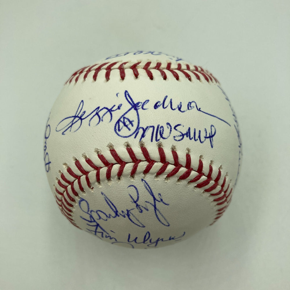1977 New York Yankees World Series Champs Team Signed MLB Baseball JSA COA