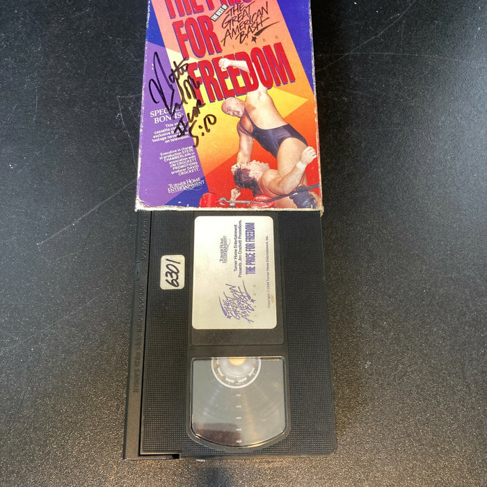 Nikita Koloff Signed The Prince For Freedom WWF VHS Movie JSA COA