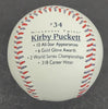 Kirby Puckett Signed Baseball Fotoball With Beckett COA