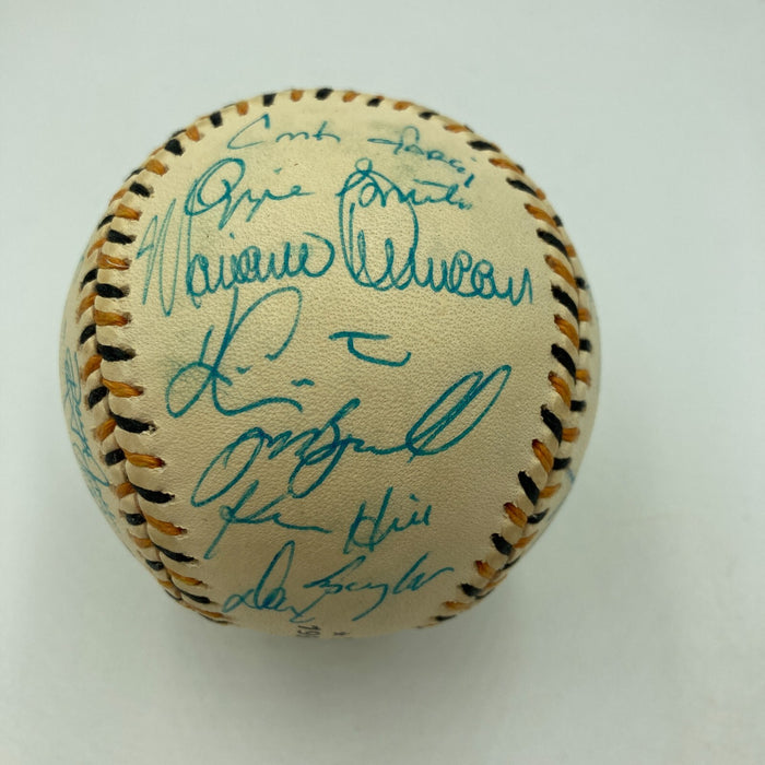 1994 All Star Game National League Team Signed Baseball Barry Bonds PSA DNA COA