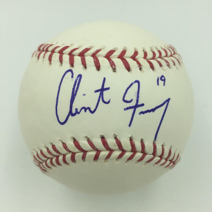 Clint Frazier Pre Rookie High School Signed Major League Baseball JSA COA