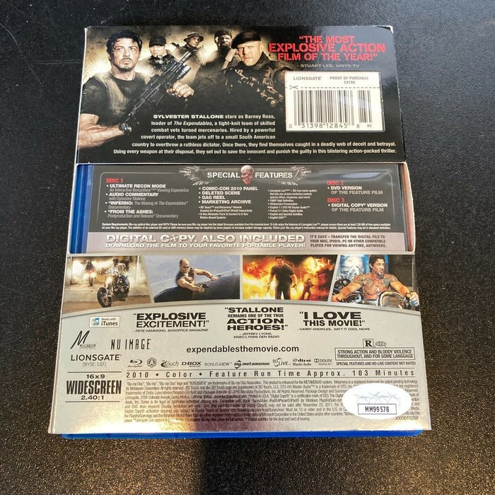 Randy Couture Signed Autographed The Expendables DVD With JSA COA