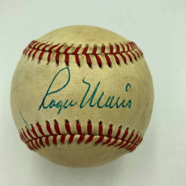 Beautiful Roger Maris Single Signed Official American League Baseball JSA COA