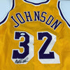 Magic Johnson Signed Pro Cut 1992-93 Los Angeles Lakers Jersey With JSA COA