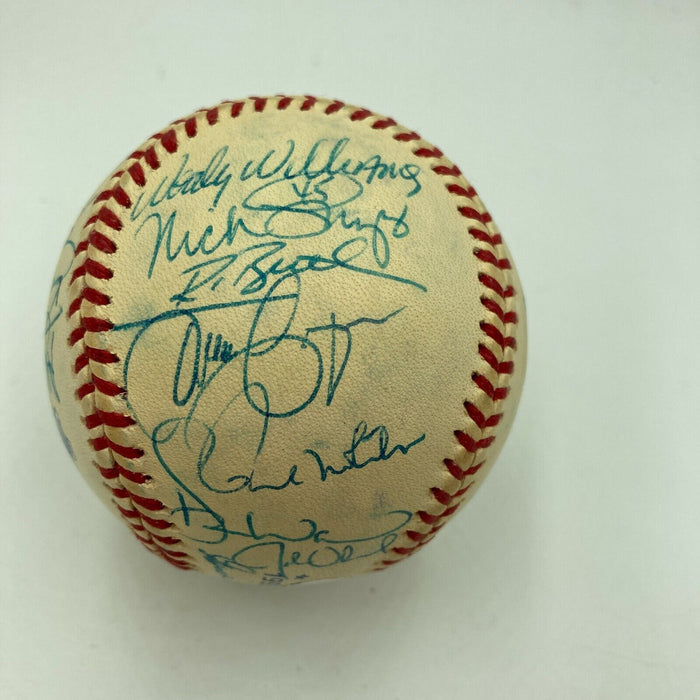 1993 Toronto Blue Jays World Series Champs Team Signed Baseball JSA COA