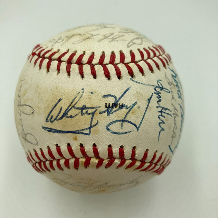 1982 St. Louis Cardinals World Series Champs Team Signed Baseball PSA DNA