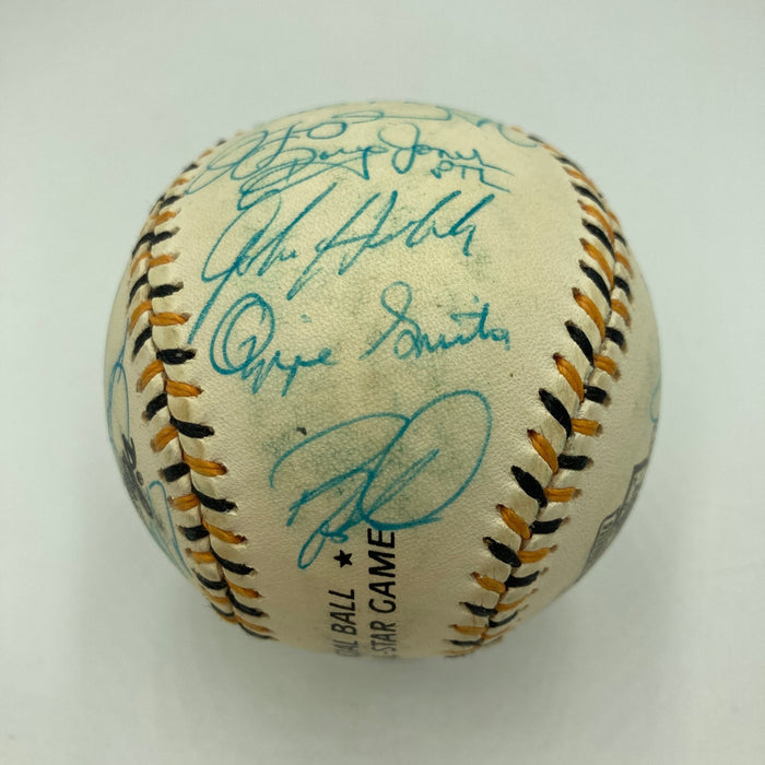 1994 All Star Game National League Team Signed Baseball Barry Bonds PSA DNA COA