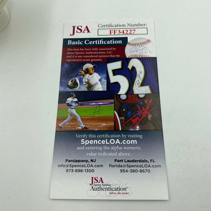 Extraordinary Luke Perry Signed World Series Baseball Beverly Hills 90210 JSA