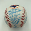 Vintage 1986 New York Mets World Series Champs Team Signed Baseball JSA COA