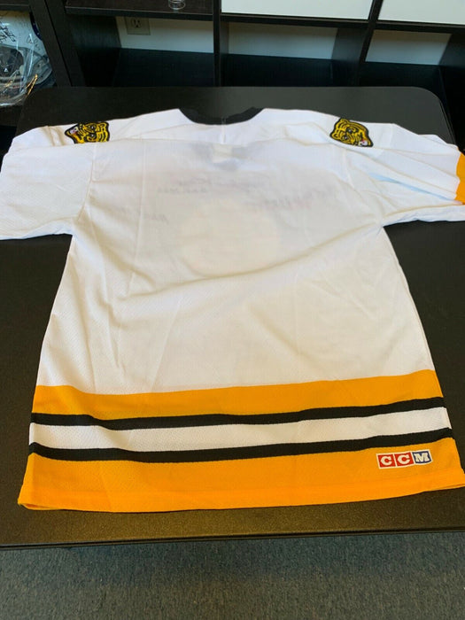 Milt Schmidt Signed Heavily Inscribed Authentic Boston Bruins Jersey JSA COA