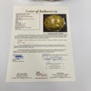 Tom Brady Peyton Manning Joe Montana NFL Hall Of Fame Signed Helmet 36 Sigs JSA