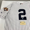 Derek Jeter Signed 2001 New York Yankees Majestic Game Jersey Steiner & JSA COA