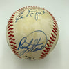 Vince Scully Bob Murphy Johnny Bench Legendary Announcers Signed Baseball JSA