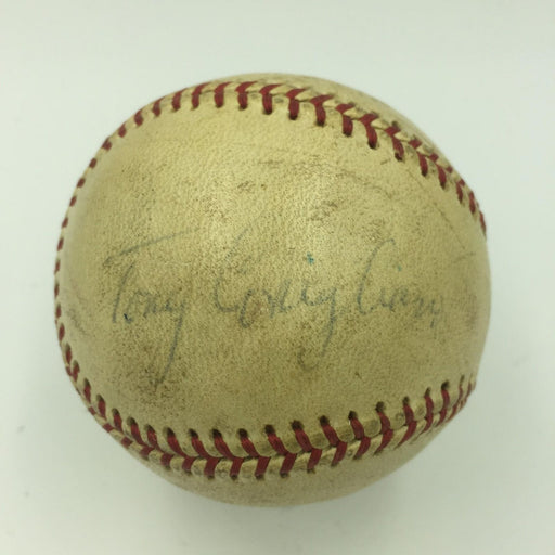 1960's Tony Conigliaro Single Signed Autographed Baseball JSA COA