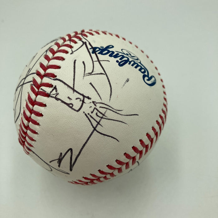 Rare Dave Matthews Signed Hand Drawn Art Baseball PSA DNA COA
