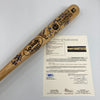 1986 New York Mets Team World Series Champs Signed Bat JSA COA