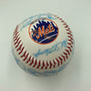 Vintage 1986 New York Mets World Series Champs Team Signed Baseball JSA COA