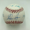 Beautiful Nolan Ryan Signed Heavily Inscribed Career STAT Baseball JSA COA