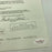 Lefty Grove & Sam Rice HOF Signed 1950's American League Baseball JSA COA