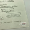 Lefty Grove & Sam Rice HOF Signed 1950's American League Baseball JSA COA