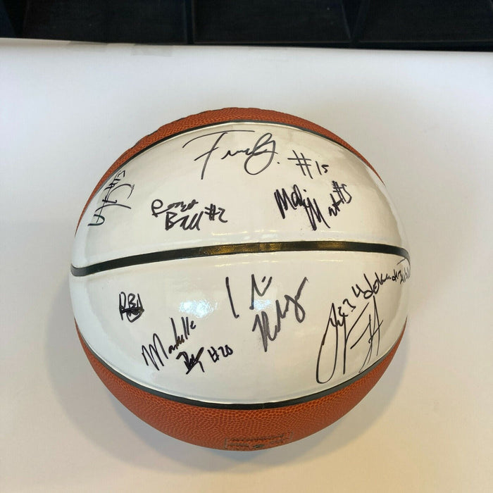 Jayson Tatum Pre Rookie 2016 Spalding Hoop Classic Game Signed Basketball JSA