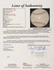 Rare Billy Sunday Single Signed 1925 American League Baseball Evangelist JSA COA