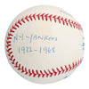 1953 New York Yankees WS Champs Team Signed Baseball Collection 35 Balls JSA COA