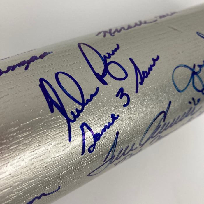 1969 New York Mets World Series Champs Team Signed Bat Nolan Ryan Tom Seaver JSA