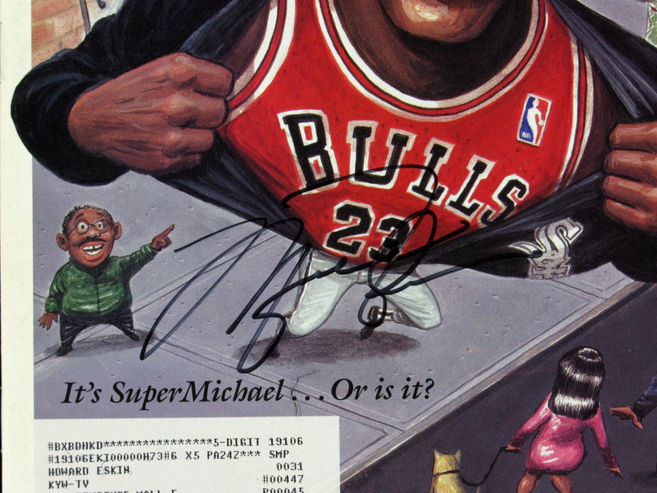 Michael Jordan Signed 1995 "Super Michael" Sports Illustrated Magazine JSA COA