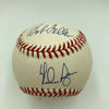 Beautiful Sandy Koufax & Nolan Ryan Signed National League Baseball JSA COA