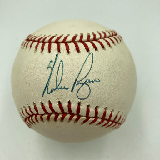 Nolan Ryan Signed Official American League Baseball JSA COA