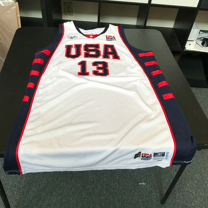 2004 Tim Duncan Game Used Team USA Olympics Jersey With Sports Investors COA