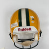 Bart Starr MVP Super Bowl 1 & 2 Signed Full Size Green Bay Packers Helmet JSA