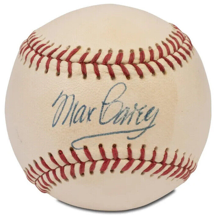 The Finest Max Carey Single Signed Baseball PSA DNA & Beckett COA