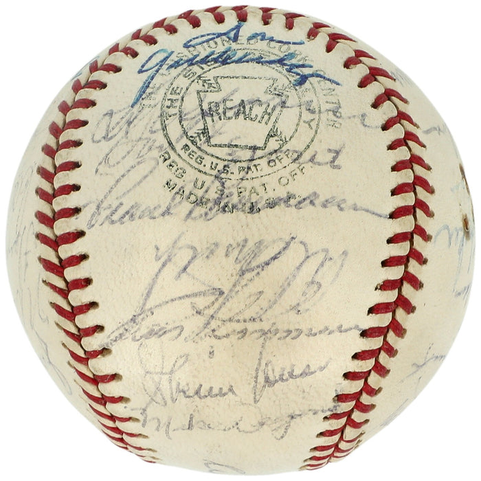Nellie Fox 1961 Chicago White Sox Team Signed American League Baseball JSA COA