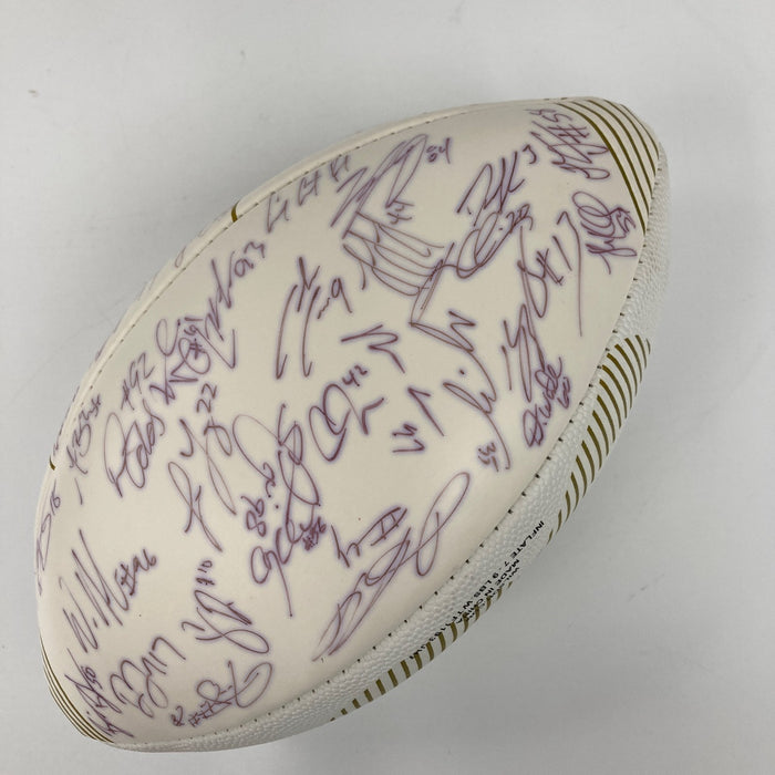 2015 Carolina Panthers NFC Champs Team Signed Super Bowl 50 Football PSA DNA COA