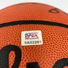 Michael Jordan Bill Russell Magic Johnson Larry Bird Signed Basketball UDA & JSA