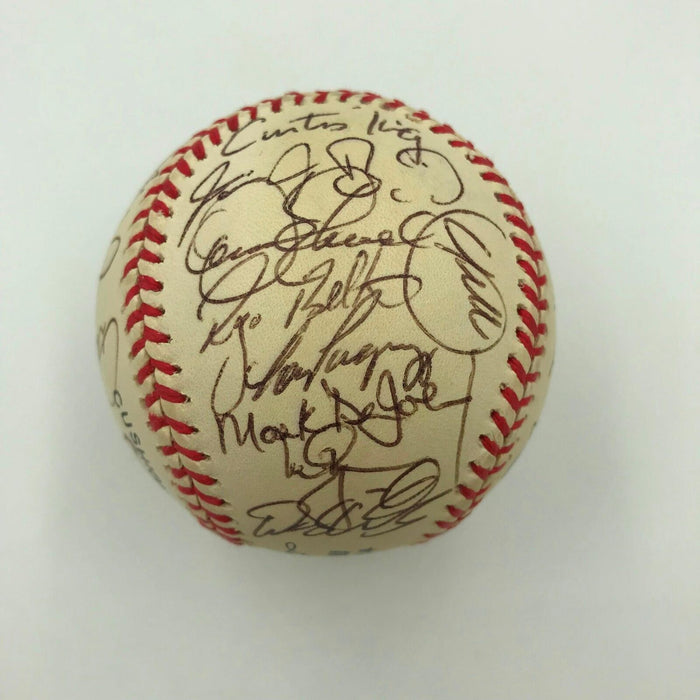 1997 St. Louis Cardinals Team Signed National League Baseball With Mark Mcgwire