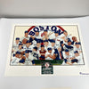 1967 Boston Red Sox AL Champs Team Signed 18x24 Litho Photo Carl Yastrzemski JSA