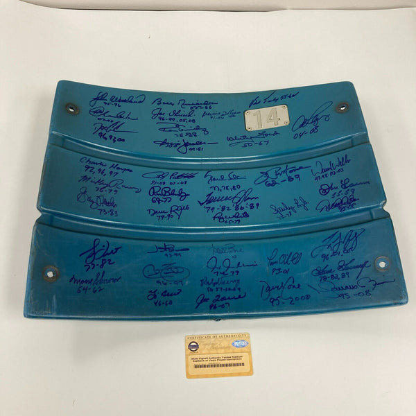 Derek Jeter Yankees Greats Signed Yankee Stadium Original Seat Back Steiner COA