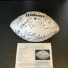 Johnny Unitas Dan Marino Quarterback Legends Signed Wilson NFL Football JSA COA