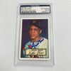 1952 Topps Willie Mays RC Signed Porcelain Baseball Card PSA DNA