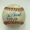 Roger Maris 61 HRS Joe Dimaggio 56 Games Great Moments Signed Baseball JSA COA