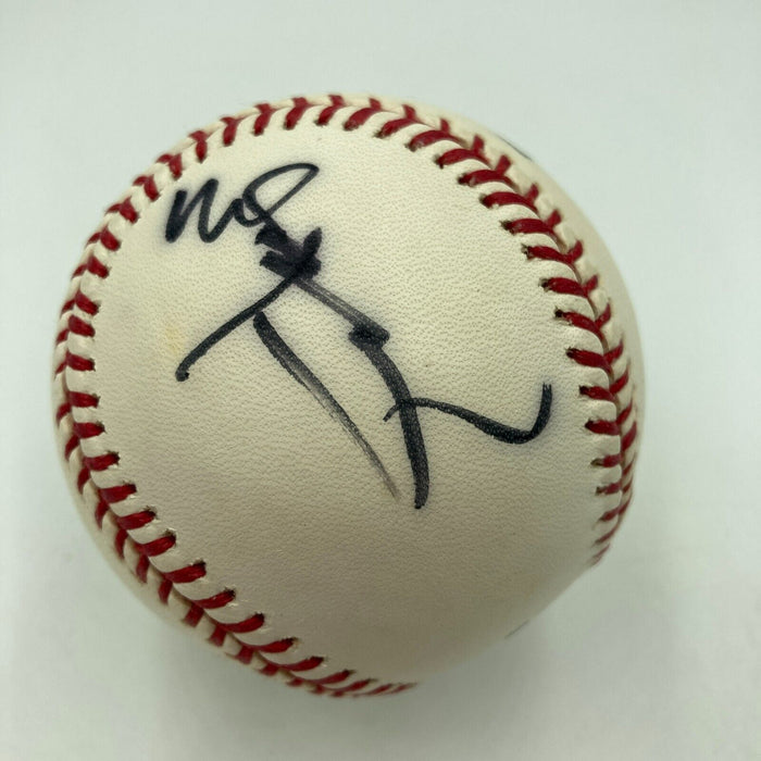 Linkin Park Band Signed Baseball 6 Signatures With Chester Bennington JSA COA