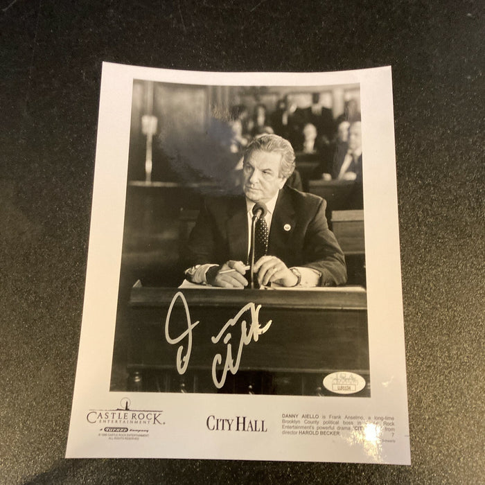 Danny Aiello Signed Autographed 8x10 Movie Photo City Hall With JSA COA