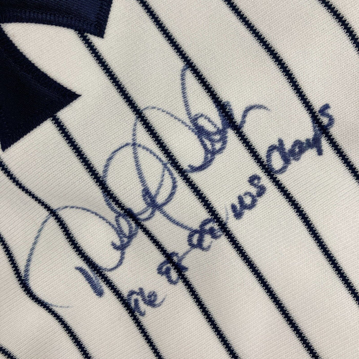 Derek Jeter 1996, 1998, 1999 World Series Champs Signed Yankees Jersey JSA COA
