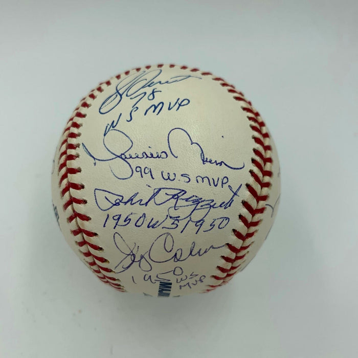 Derek Jeter & Mariano Rivera Yankees World Series MVP's Signed Baseball Steiner