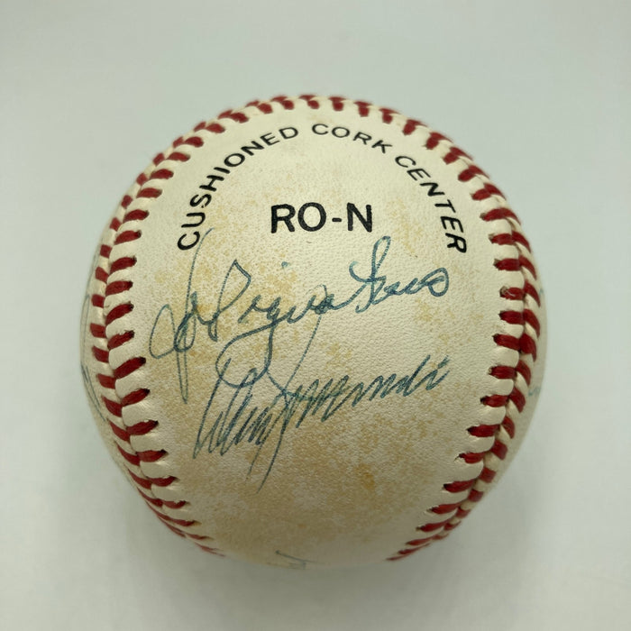 1957 Brooklyn Dodgers Final Season Team Signed Baseball Sandy Koufax JSA COA
