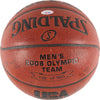 Kobe Bryant & Lebron James 2008 Team USA Signed Basketball Olympics PSA DNA