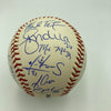 2009 New York Yankees World Series Champs Team Signed Baseball Derek Jeter JSA